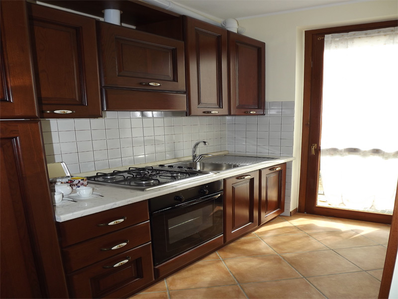 Cucina privata e attrezzata dell'appartamento
