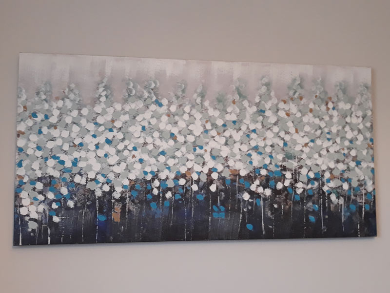 Quadro decorativo nell'appartamento al civico 12