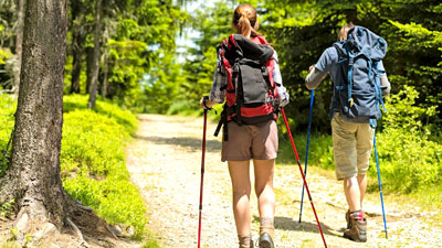 Sentiero per trekking e mountain bike nell'Oltrepò Pavese